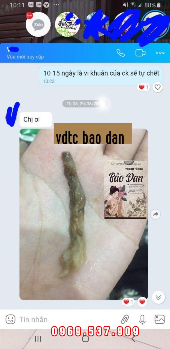 viên đặt tử cung bảo đan