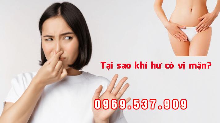 khí hư có vị mặn