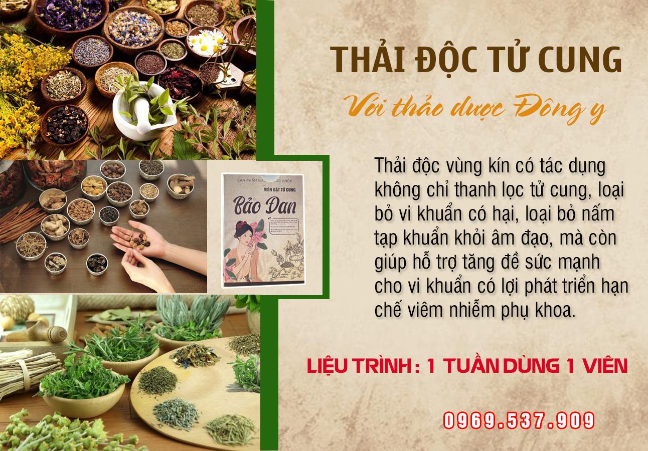 viên thải độc vùng kín