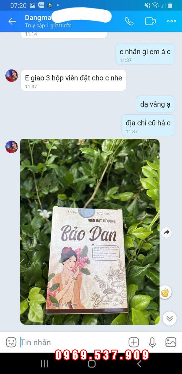 viên đặt tử cung bảo đan