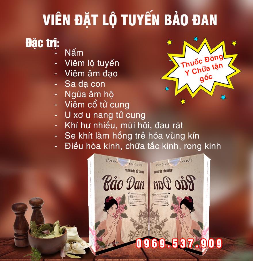 viên đặt trị viêm lộ tuyến ctc